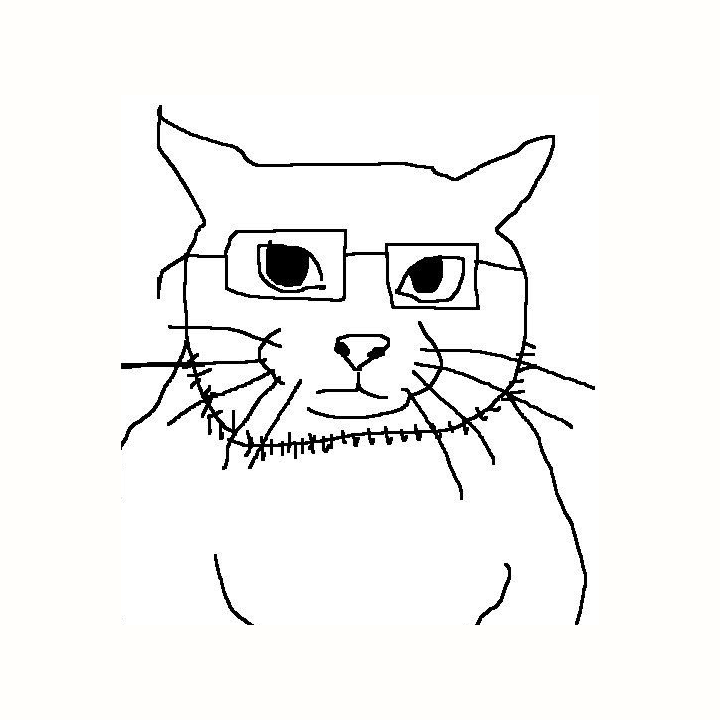 Die-cut WOCAT bust